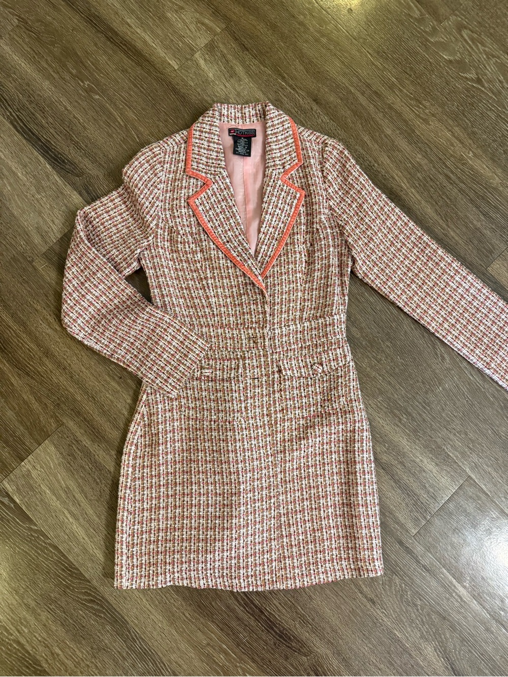 Vintage Y2K Tweed Suit Dress